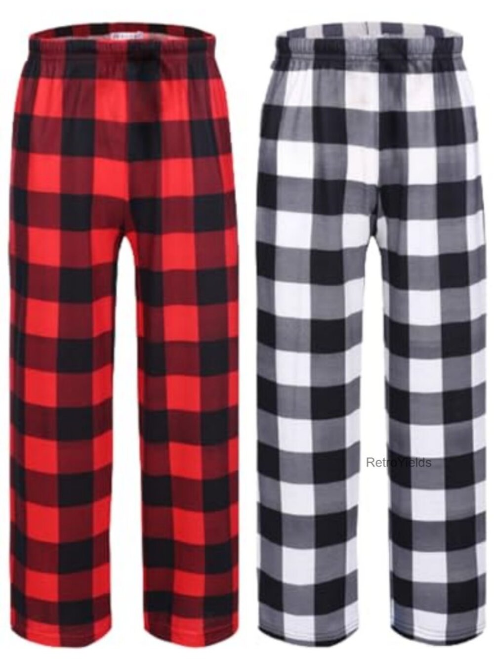 Girls Pajama Pants with Pockets Pack of 2, Soft Breathable Sleepwear, Elastic